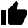Black Thumbs Up Icon