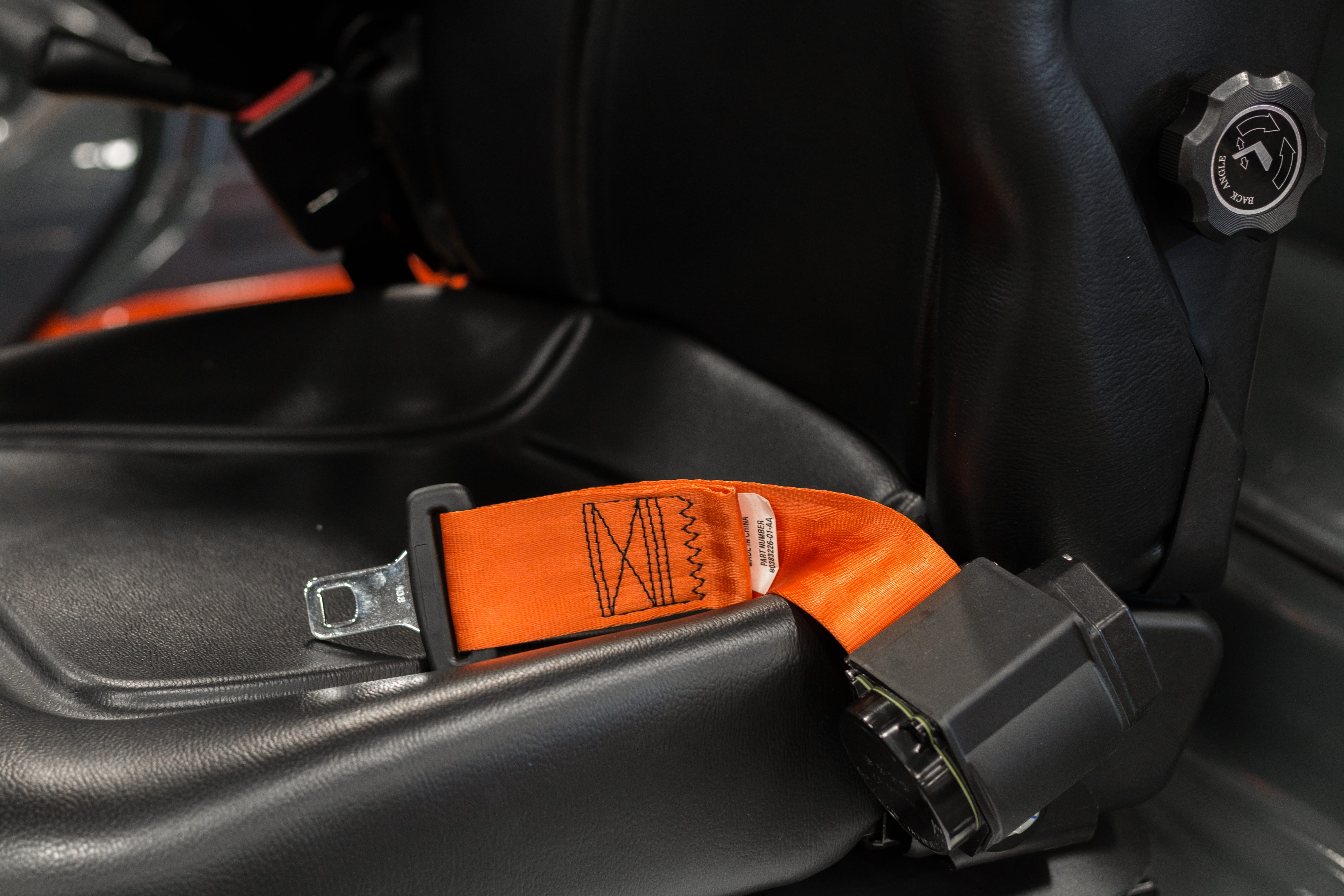 Toyota Safety Orange Seat Belt