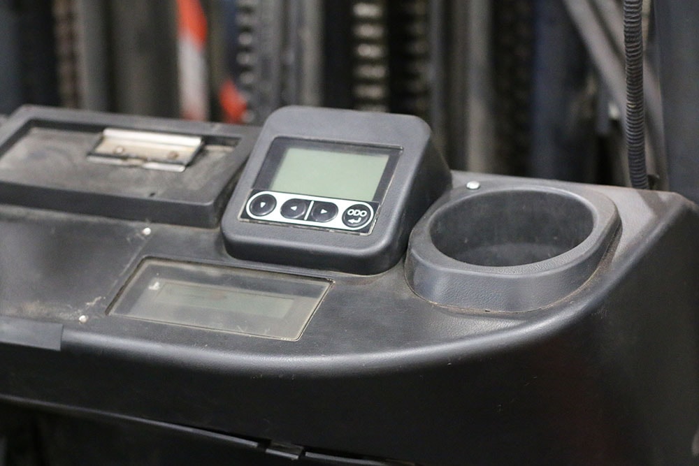 Forklift Dash With Cup Holder