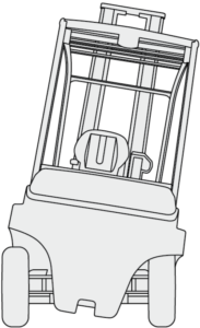 Forklift without Toyota System of Active Stability