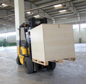 Forklift with Obstructed View