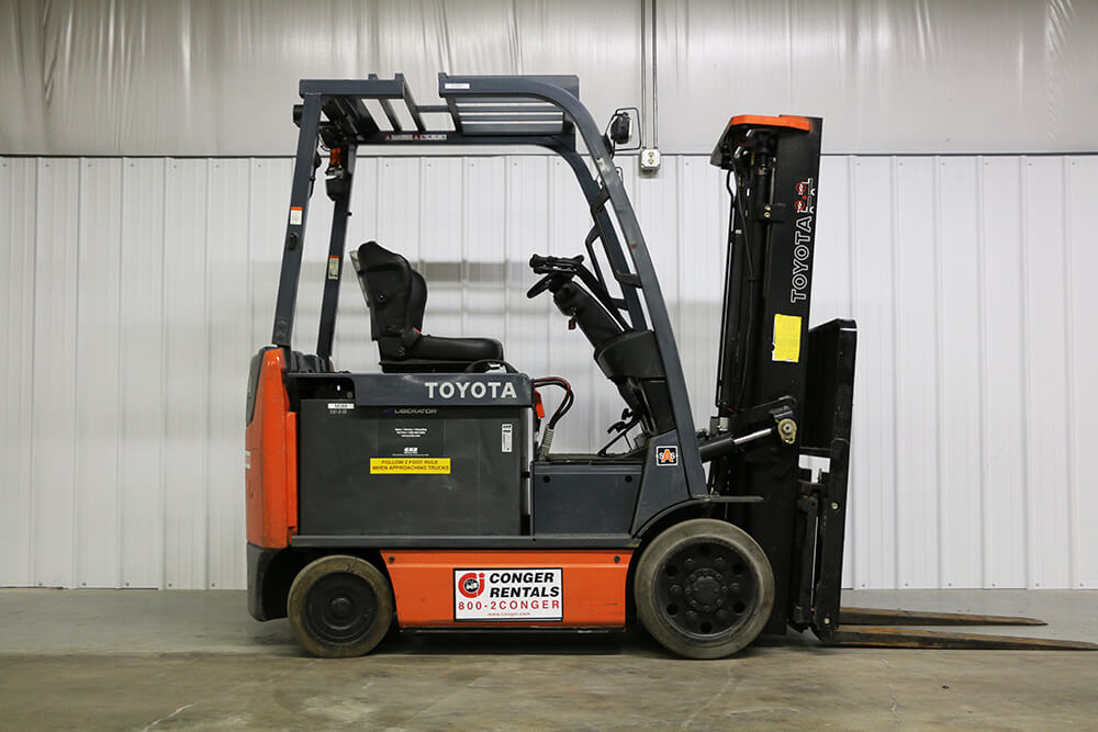 Used Toyota 4-Wheel Electric Forklift For Sale