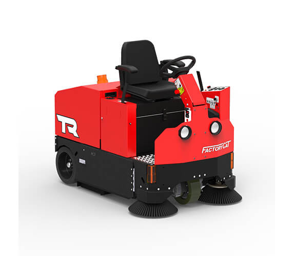 Factory Cat Model TR Sweeper For Sale by Conger