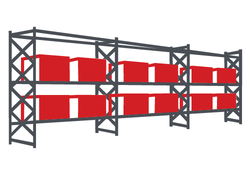 Selective-Racking Selective racking illustration