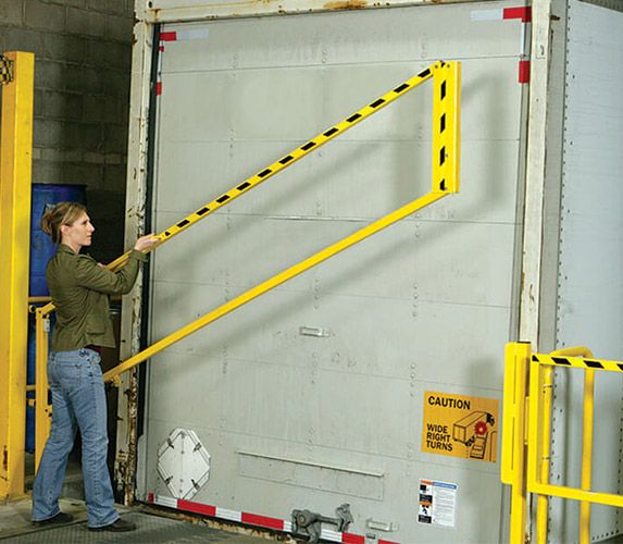 Straight Rail Loading Dock Gate