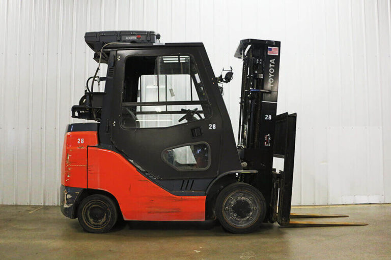 used forklift with cab