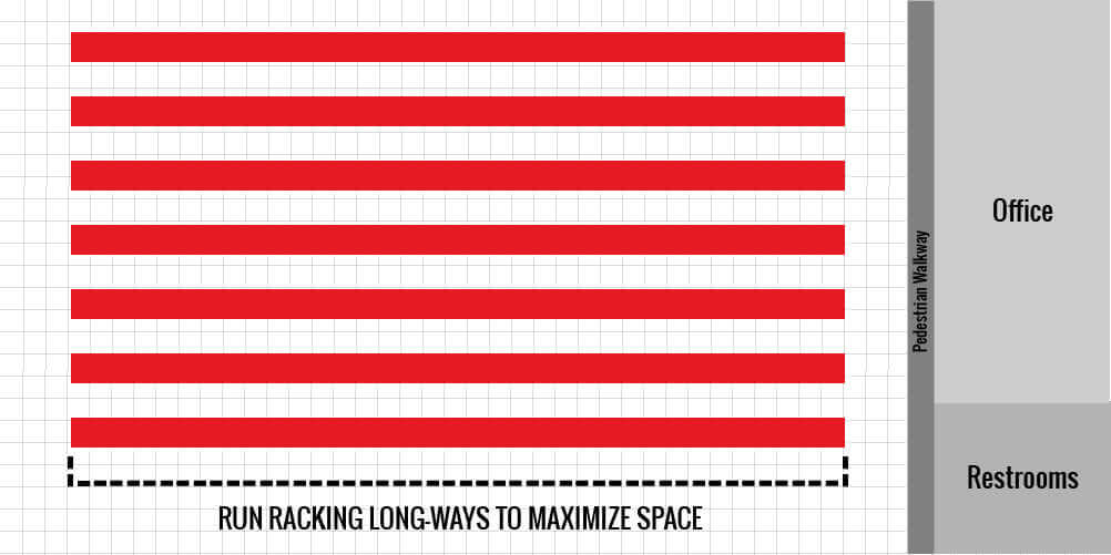 Run Racking Long-Ways Run Racking Long-Ways