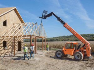 SkyTrak 6042 telehandler at construction site