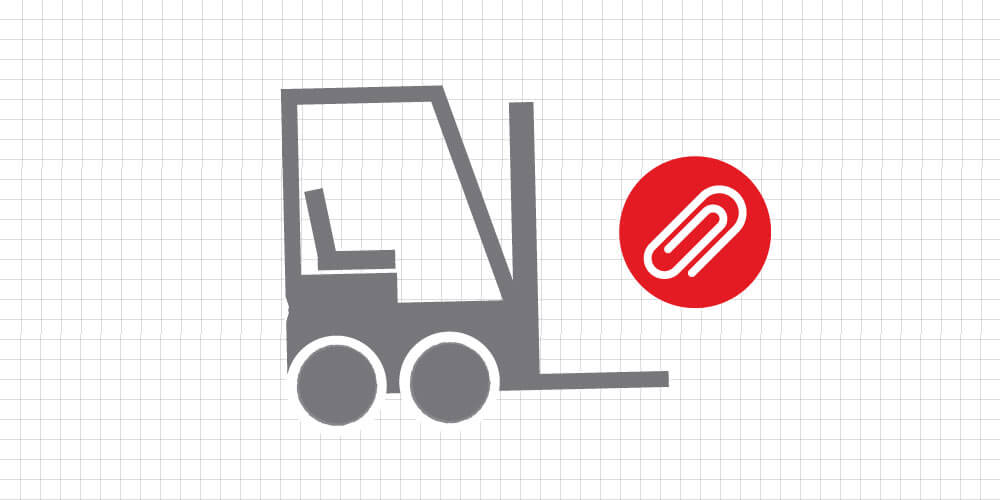 used forklift attachment cost
