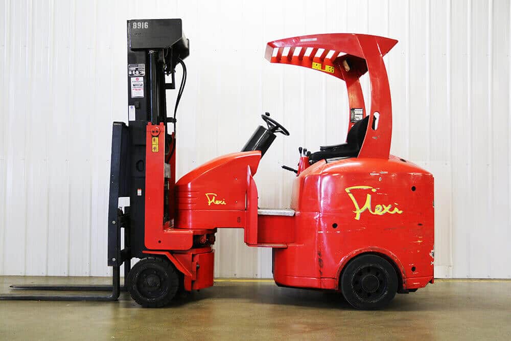 4,000 lb. articulating electric forklift