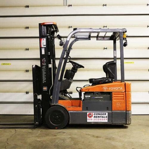 Toyota StandUp Electric Forklift 3,000 lbs. to 4,000 lbs. Capacity