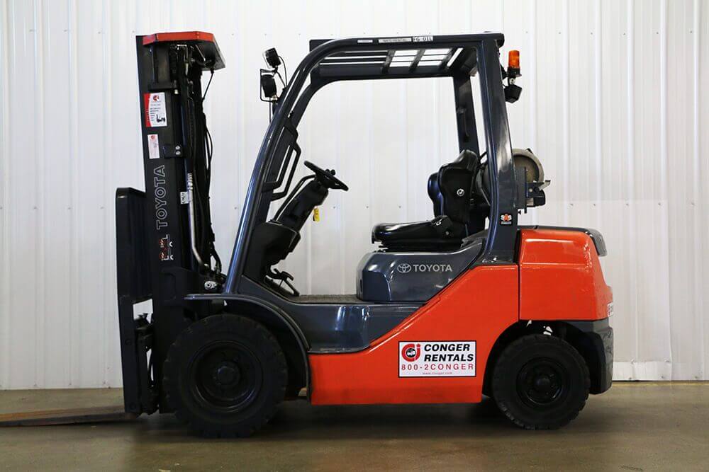 5,000 lb. pneumatic forklift