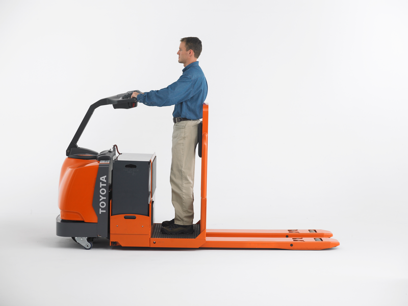 Toyota Center-Controlled Rider Pallet Jack Product Photo Rider Side