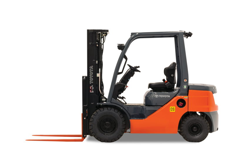 Toyota Core IC Pneumatic Forklift Product Photo Side