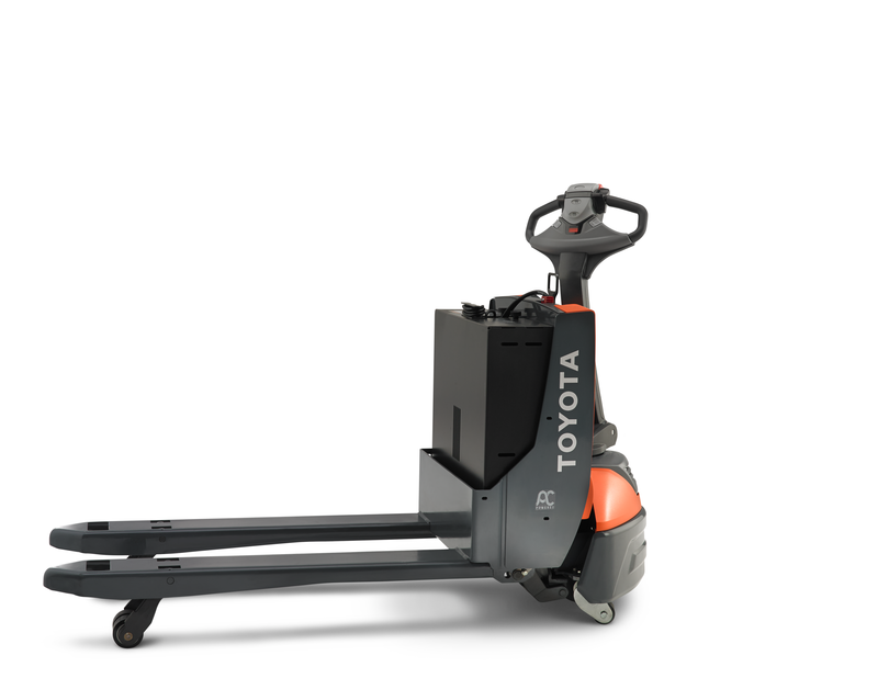 Toyota 8HBW23 Electric Walkie Pallet Jack Product Photo Side Lifted