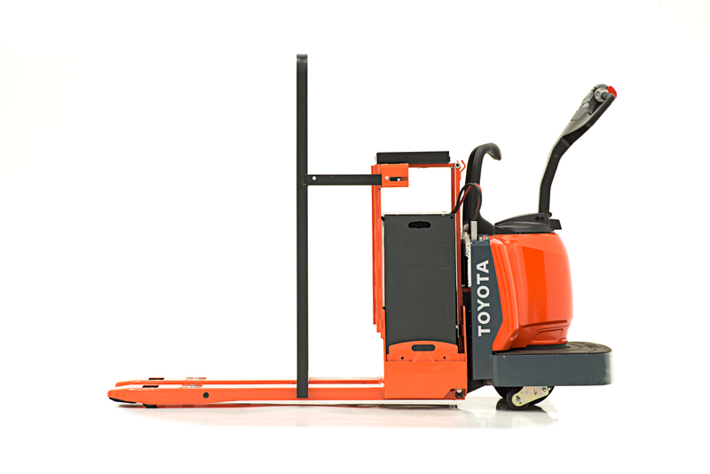 Toyota End-Controlled Rider Pallet Jack Product Photo Side