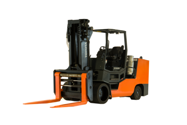 Toyota High-Capacity Large IC Cushion Forklift Product Photo Side Front