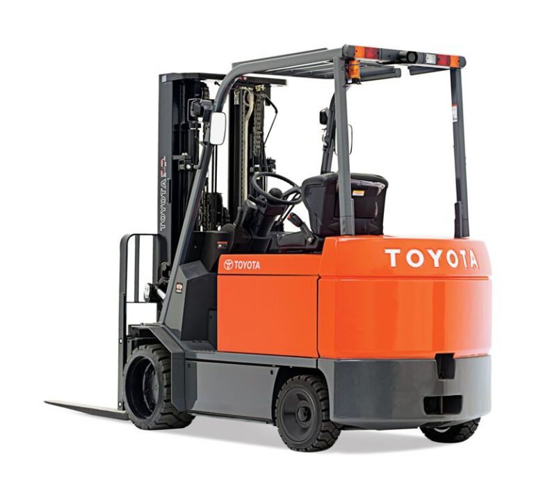 Toyota Large Electric Forklift Product Photo Back
