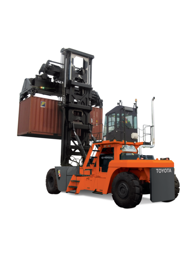 Toyota Loaded Container Handler Product Photo Back with Container