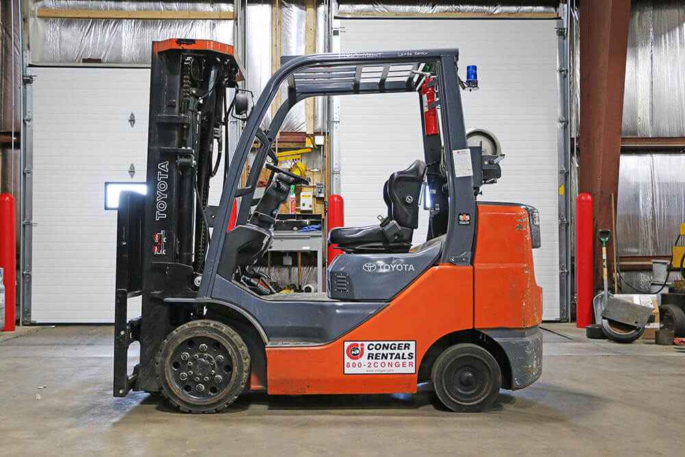 6,500 lb. cushion forklift