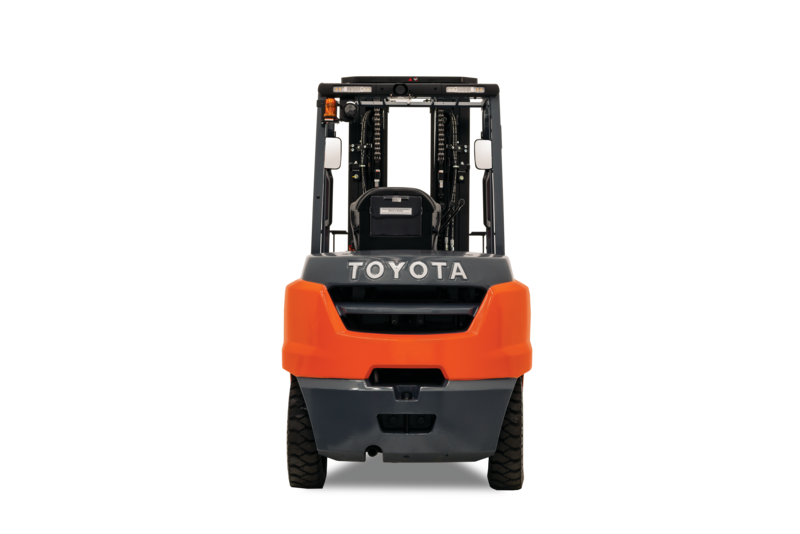 Toyota Mid IC Pneumatic Forklift Product Photo Back