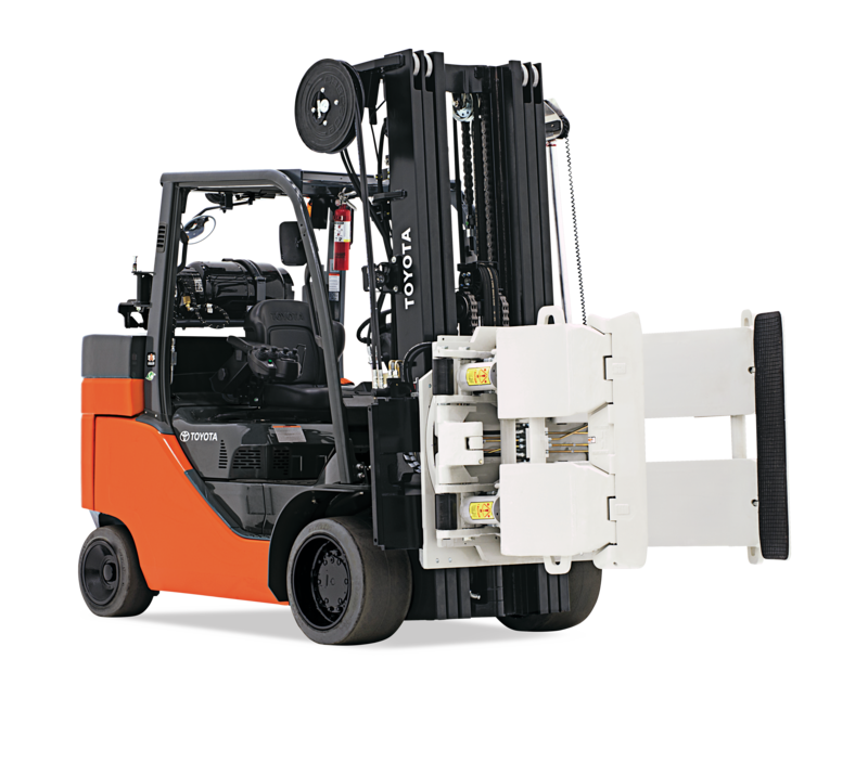 Toyota Paper Roll Special Forklift Product Photo Side Front