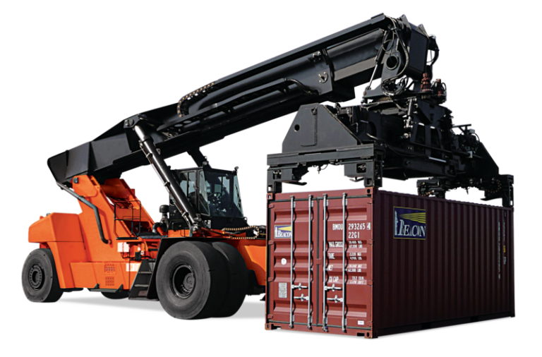 Toyota Reach Stacker Product Photo with Container