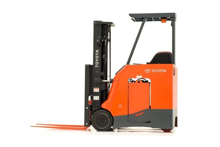 Toyota StandUp Electric Forklift 3,000 lbs. to 4,000 lbs. Capacity