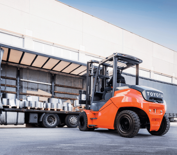 New Toyota 80V Electric Pneumatic Forklift | 17,500 lb. Capacity