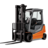 Toyota 80V Electric Pneumatic Forklift Studio 1