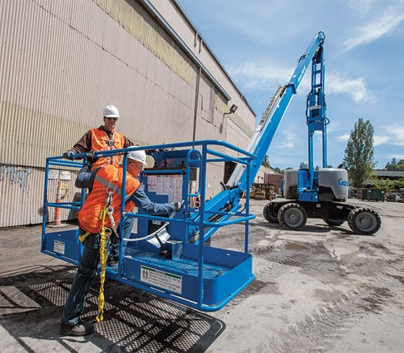 Z-6240 Operator Entering Platform