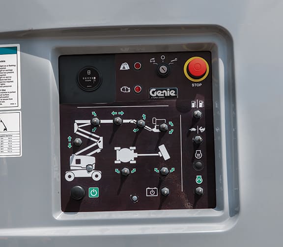 Z-6240 Platform Controls Close-Up