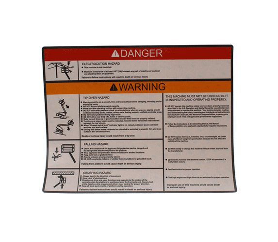 JLG Safety Decals For Sale