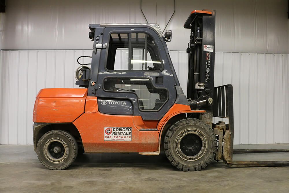 10,000 lb. pneumatic forklift