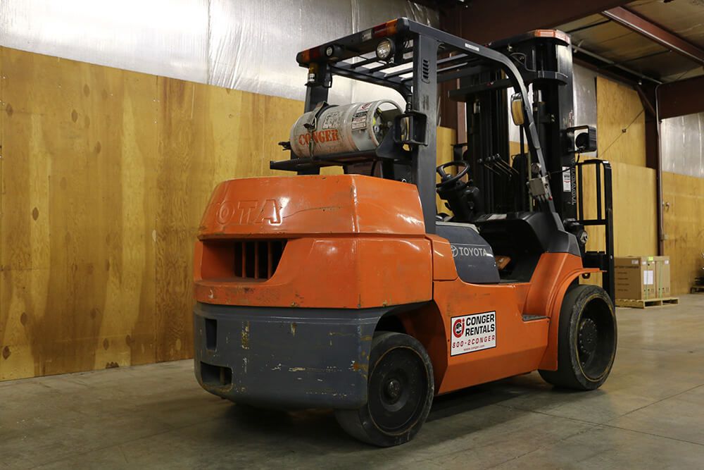 13,500 lb. cushion forklift