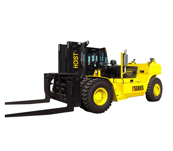 Low-profile high-capacity pneumatic forklift
