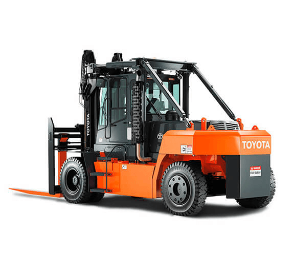 High-capacity pneumatic forklift