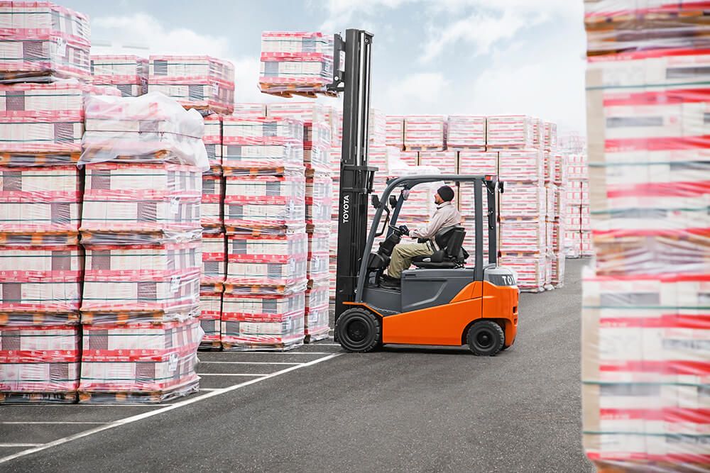 Toyota electric pneumatic forklift