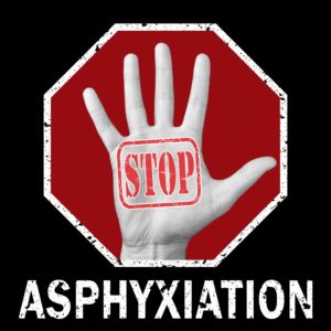 Asphyxiation hazard sign