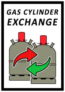 Image showing gas cylinder exchange