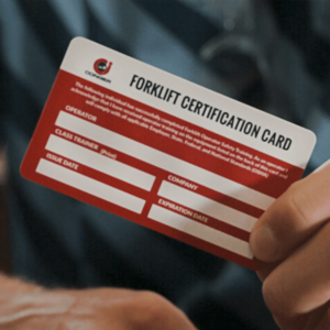 Forklift Certification Card Video Screenshot