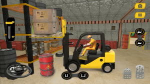 Forklift loading racking