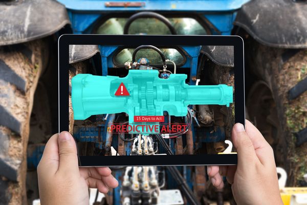 predictive-maintenance-alert-tablet A tablet yielding predictive diagnostics on a machine