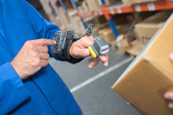 A wearable finger scanner