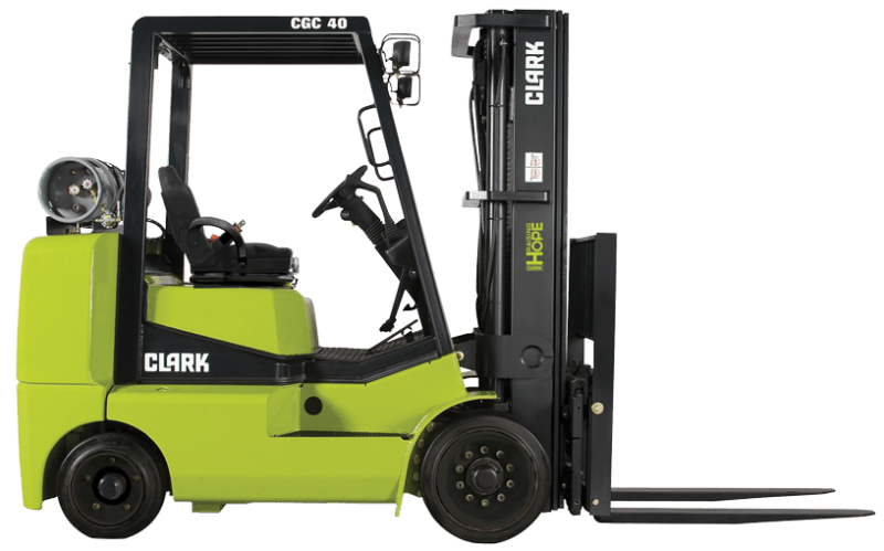 CLARK CGC40 large IC cushion forklift