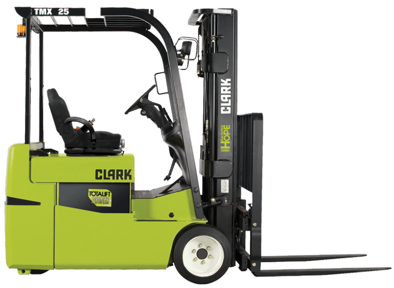 CLARK TMX 3-Wheel Electric Forklift