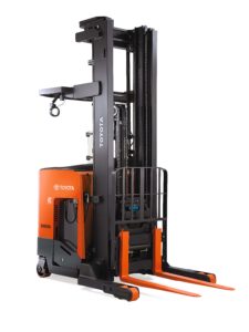 A Toyota electric reach truck