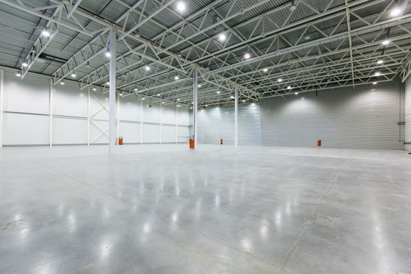 An empty warehouse