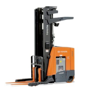 A single reach Toyota forklift