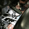Forklift Repair conducting an engine check